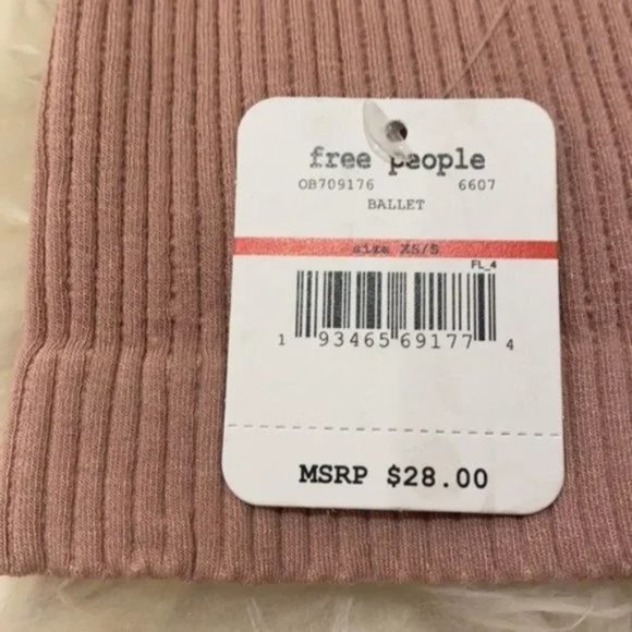 Free People Solid Rib Brami Yoga Crop Top. XS/S - Picture 6 of 6